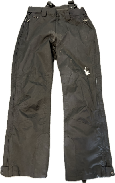 Vist Large View of Product Image Which is Used Spyder Snow Bibs M Black LG