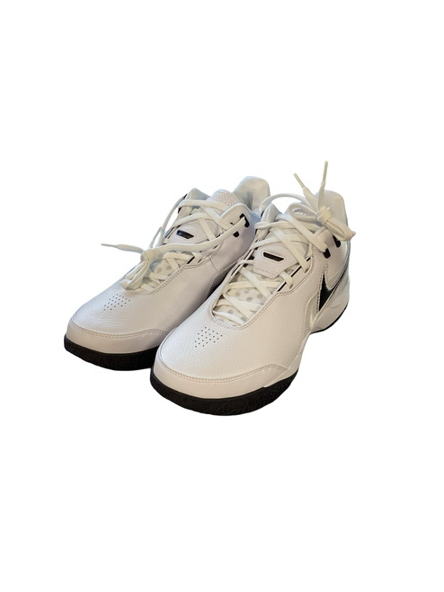 Vist Large View of Product Image Which is Used Nike Basketball Shoes M White And Black Senior 11.5