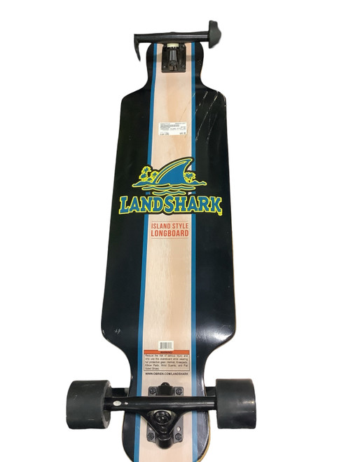 Vist Large View of Product Image Which is Used LANDSHARK ISLAND STYLE LONGBOARD Longboard Black Long