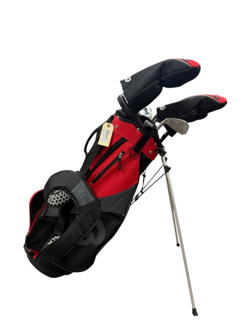 Vist Large View of Product Image Which is USED WILSON PROFILE SGI MENS RH 11 PIECE GOLF PACKAGE SET