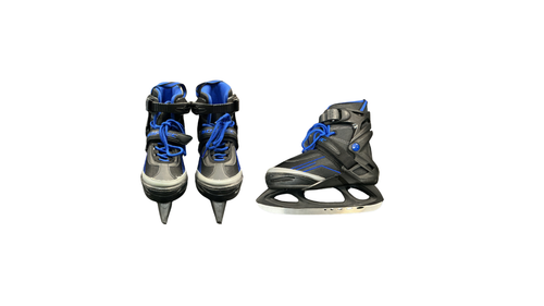 Vist Large View of Product Image Which is Used SOFTEC J2-6 Boys Softboot Skate Royal Blue Adjustable