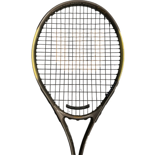 Vist Large View of Product Image Which is Used Wilson SPS Adult Tennis Racquet Brown 4 1/4"