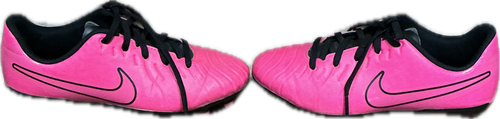 Vist Large View of Product Image Which is Used Nike Soccer Turf Shoes Pink Junior 02