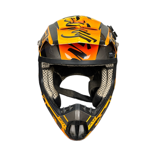 Vist Large View of Product Image Which is Used FXR RACING Adult Motocross Helmet Orange 2XL