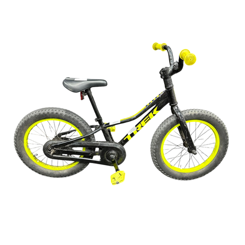Vist Large View of Product Image Which is Used Trek PRECALIBER Mountain Bike Boys Black 16"