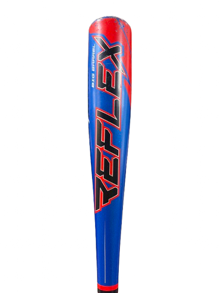 Vist Large View of Product Image Which is Used Easton 2021 REFLEX BIG BARREL 28 IN -12 BB/SB USA 2 5/8 Bat White/Royal/Red 28"