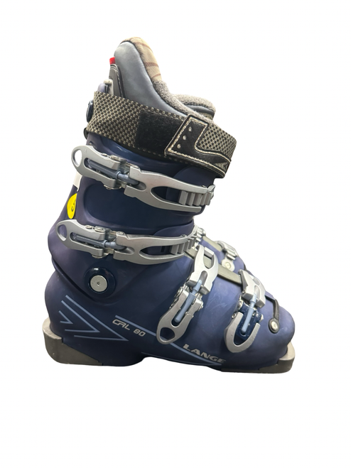Vist Large View of Product Image Which is Used Lange CRL Womens DH Ski Boot Navy Blue 230 MP - J05 - W06