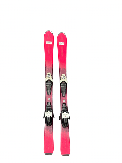 Vist Large View of Product Image Which is Used Atomic VANTAGE Girls DH Ski/Binding Pink 120 cm