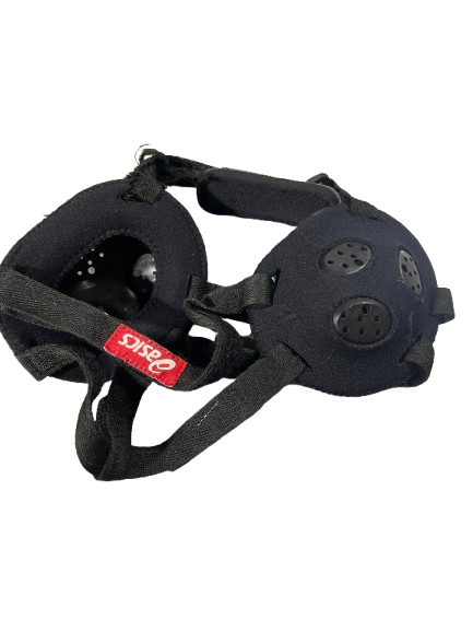 Vist Large View of Product Image Which is Used Asics YOUTH HEAD GEAR Wrestling Headgear Black Youth