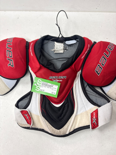 Vist Large View of Product Image Which is Used Bauer X800 Junior Shoulder Pads SM