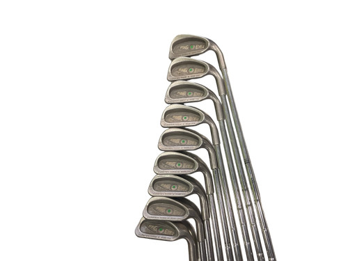 Vist Large View of Product Image Which is Used, Ping, EYE 2, GREEN DOT, Mens, Complete Set, Right-Handed, 9 Piece, Regular Flex Steel Shaft