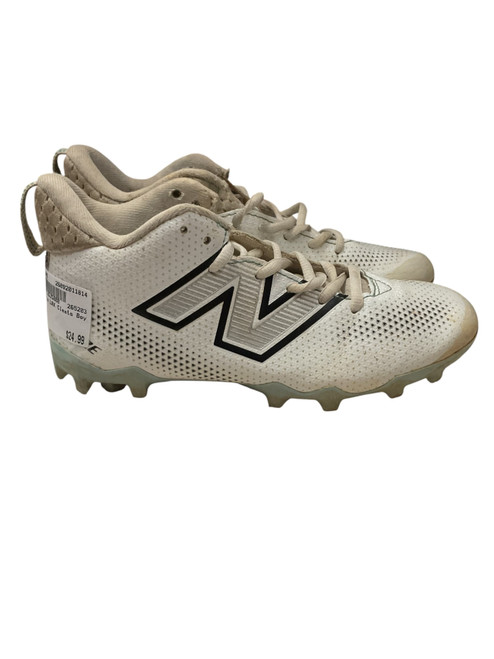 Vist Large View of Product Image Which is Used New Balance LAX Cleats Boys White Junior 04