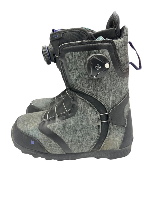 Vist Large View of Product Image Which is Used Burton IMPRINT 3 Mens Snowboard Boots Grey Senior 8.5