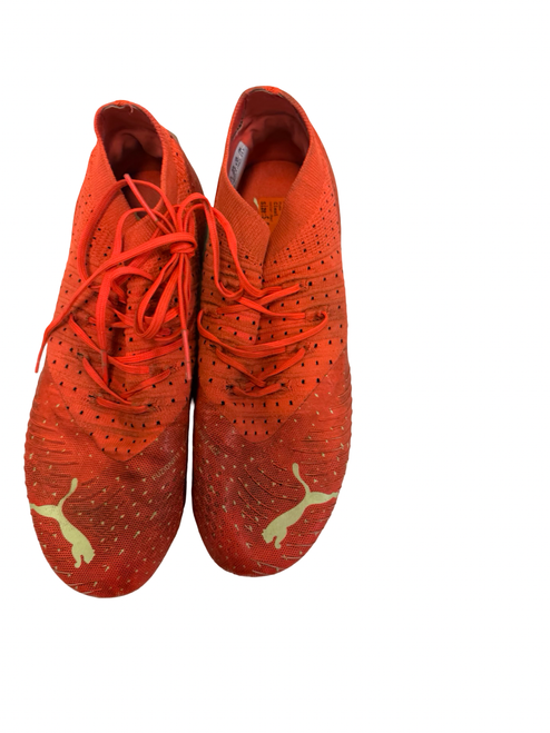 Vist Large View of Product Image Which is Used Puma FUZIONFIT EVOKNIT PRO 4CZ Soccer Cleats Red Size 6.5
