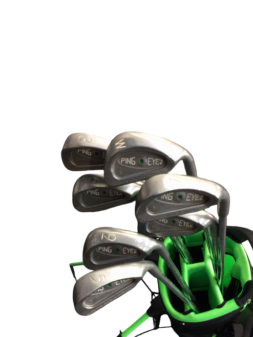 Vist Large View of Product Image Which is Used Ping EYE 2 GREEN DOT Mens Iron Set RH 3I-PW