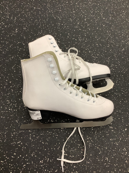 Vist Large View of Product Image Which is Used American Athletic FIGURE SKATES WomensFigure Skate White Senior 9
