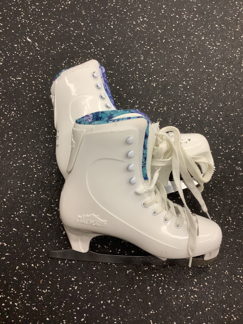 Vist Large View of Product Image Which is Used Lake Placid WomensFigure Skate White Senior 6