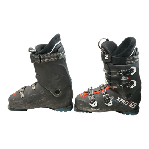 Vist Large View of Product Image Which is Used Salomon S X PRO Mens DH Ski Boot Black 295 MP - M11.5
