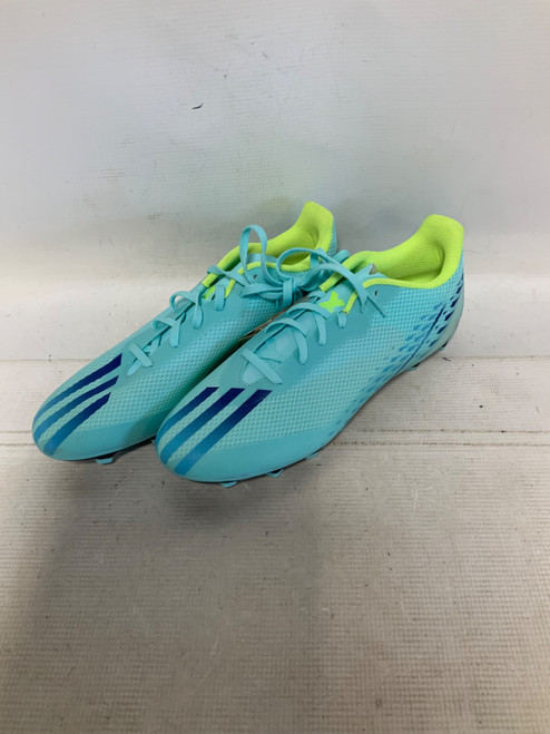 Vist Large View of Product Image Which is Used Adidas Soccer Cleats Teal Senior 11