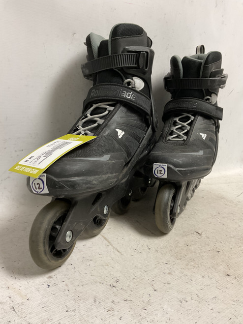 Vist Large View of Product Image Which is Used Rollerblade ZETRABLADE Senior Rec Fitness Skates Black Senior 12