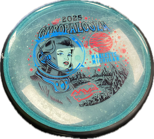 Vist Large View of Product Image Which is Used MVP GYROPALOOZA Disc Golf Putter Turquoise