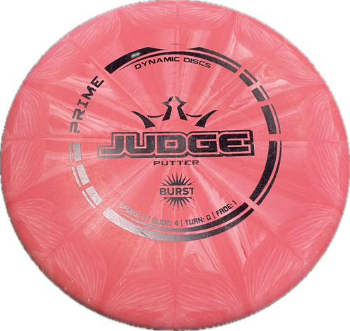 Vist Large View of Product Image Which is Used Dynamic Discs JUDGE Disc Golf Putter Red