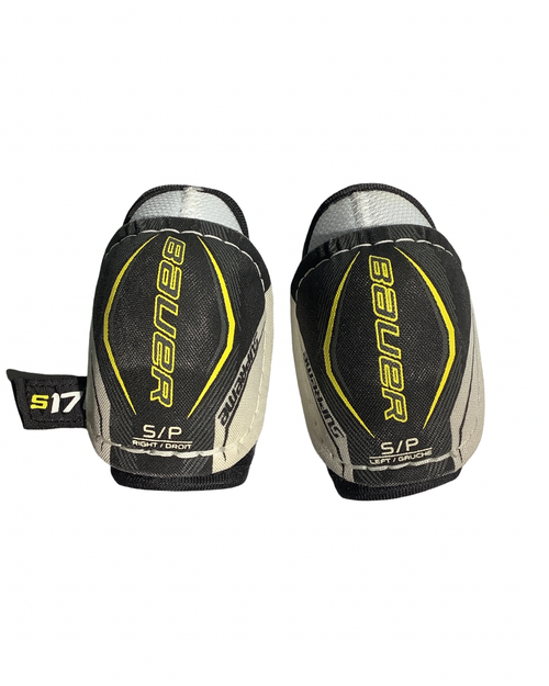 Vist Large View of Product Image Which is Used Bauer SUPREME Youth Elbow Pads SM