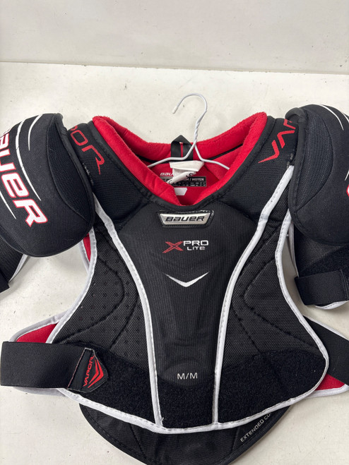 Vist Large View of Product Image Which is Used Bauer VAPOR X PRO LITE Junior Shoulder Pads LG