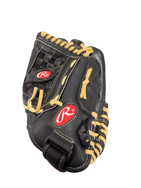 Vist Large View of Product Image Which is Used Rawlings RSB SOFTBALL SERIES BB/SB Glove RH Throw Black 13 1/2"