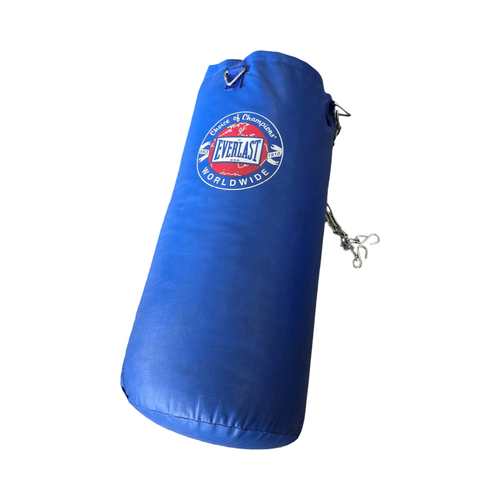 Vist Large View of Product Image Which is Used Everlast 30 LB HEAVY BAG Boxing Heavy Bag Royal Blue 40 lb
