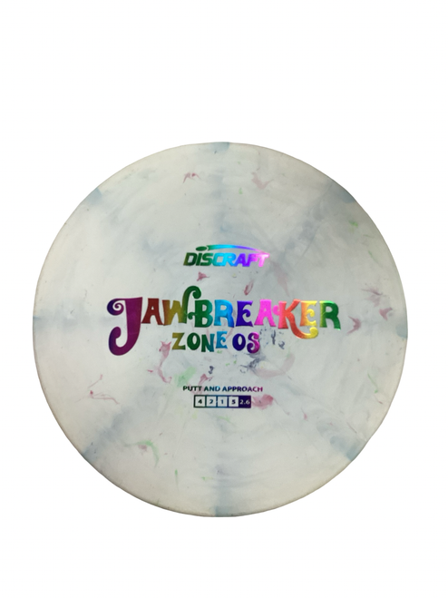 Vist Large View of Product Image Which is Used Discraft ZONE OS Disc Golf Putter White