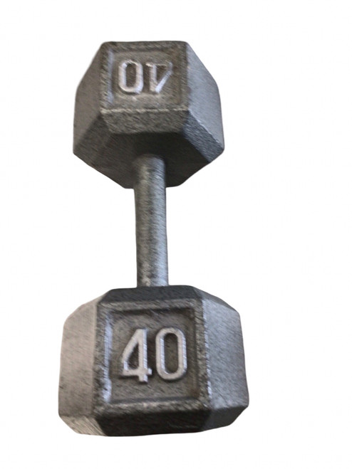 Vist Large View of Product Image Which is Used Hex Dumbbell (Each) 40 lb