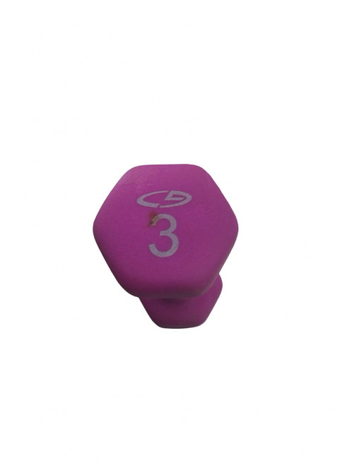 Vist Large View of Product Image Which is Used Hex Dumbbell (Each) 3 lb