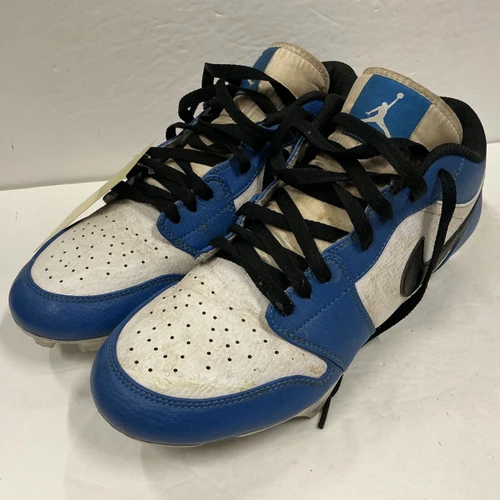 Vist Large View of Product Image Which is Used Nike Adult Air Jordan 1 FB Cleats Royal Blue And White Senior 10.5