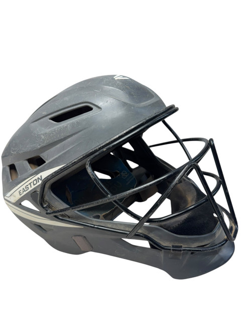 Vist Large View of Product Image Which is USED EASTON THE VERY BEST CATCHERS HELMET GREY