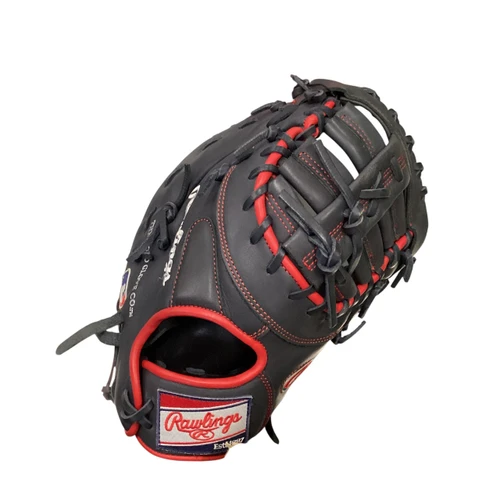 Vist Large View of Product Image Which is Used Rawlings NXT BB/SB First Base RH Throw Navy Blue 12 1/4"