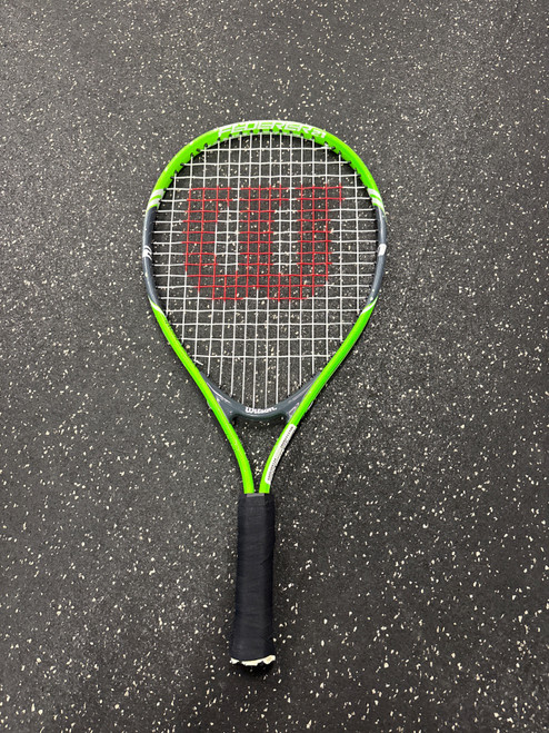 Vist Large View of Product Image Which is Used Dunlop Racquets POWER SMASH Junior Tennis Racquet Green 23"