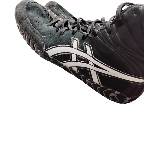 Vist Large View of Product Image Which is Used Asics AGGRESSOR 5 Wrestling Shoes Black Senior 7.5