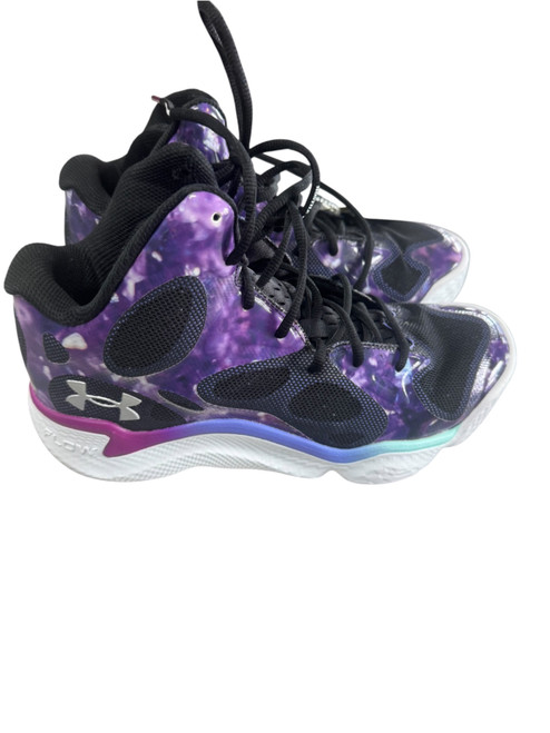 Vist Large View of Product Image Which is Used Under Armour Basketball Shoes W Purple Senior 9