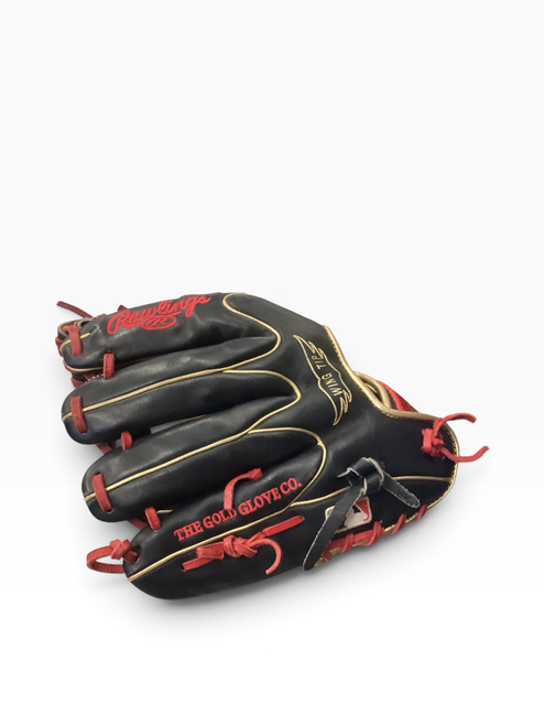 Vist Large View of Product Image Which is Used Rawlings PROR205W-2BG BB/SB Glove RH Throw Black 11 3/4"