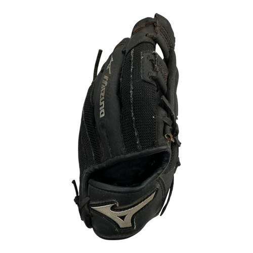 Vist Large View of Product Image Which is Used Mizuno POWER CLOSE BB/SB Glove RH Throw Black 9"