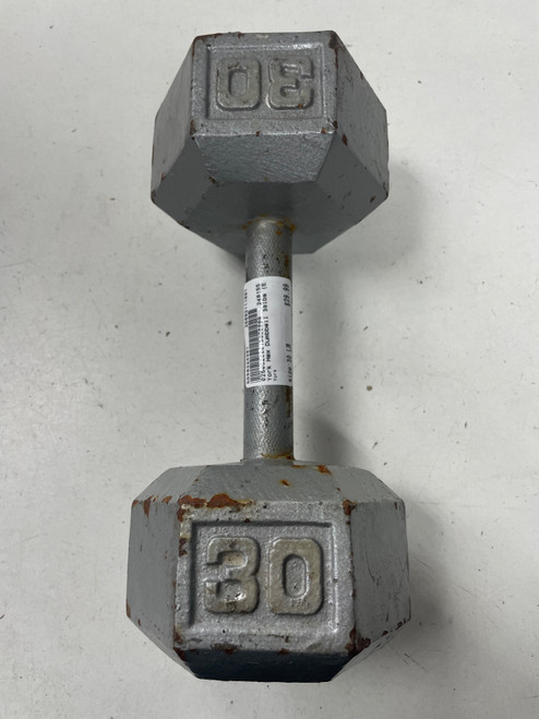 Vist Large View of Product Image Which is Used York Hex Dumbbell (Each) 30 lb
