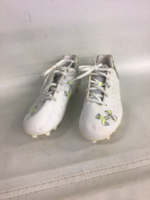 Vist Large View of Product Image Which is Used Under Armour LAX Cleats Mens White Senior 9.5