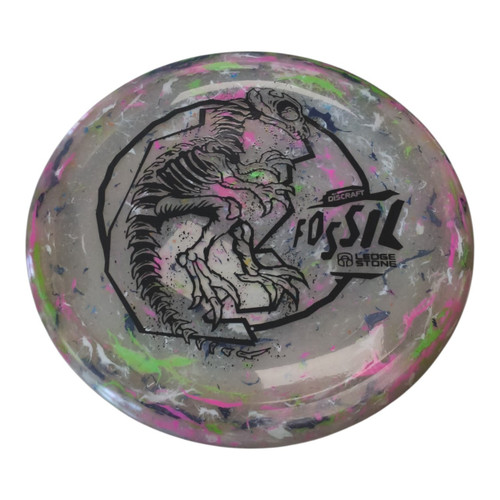 Vist Large View of Product Image Which is Used Discraft Z JAWBREAKER FOSSIL Disc Golf Mid Range Pink 176g