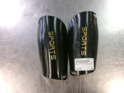 Vist Large View of Product Image Which is Used Soccer Shin Guards Adult Black MD