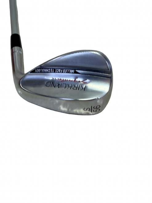 Vist Large View of Product Image Which is New Kirkland Signature MILLED FACE TECHNOLOGY Golf Wedge Mens 56deg RH Sand Wedge 35.25"
