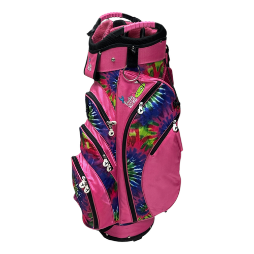 Vist Large View of Product Image Which is Used BIRDIE BABE Womens Golf Cart Bag Pink