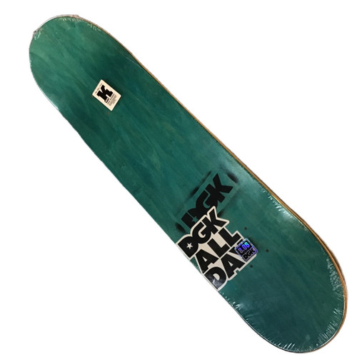 Vist Large View of Product Image Which is Used DGK FROM NOTHING ALL DAY Skateboard Deck Only Teal 8"