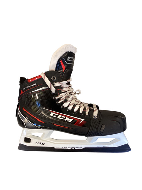 Vist Large View of Product Image Which is Used CCM JETSPEED FT 2 Senior Goalie Skate Senior 9.5