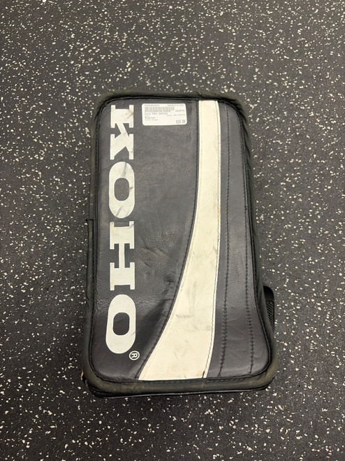 Vist Large View of Product Image Which is Used Koho PRO SERIES Junior Goalie Blocker Black